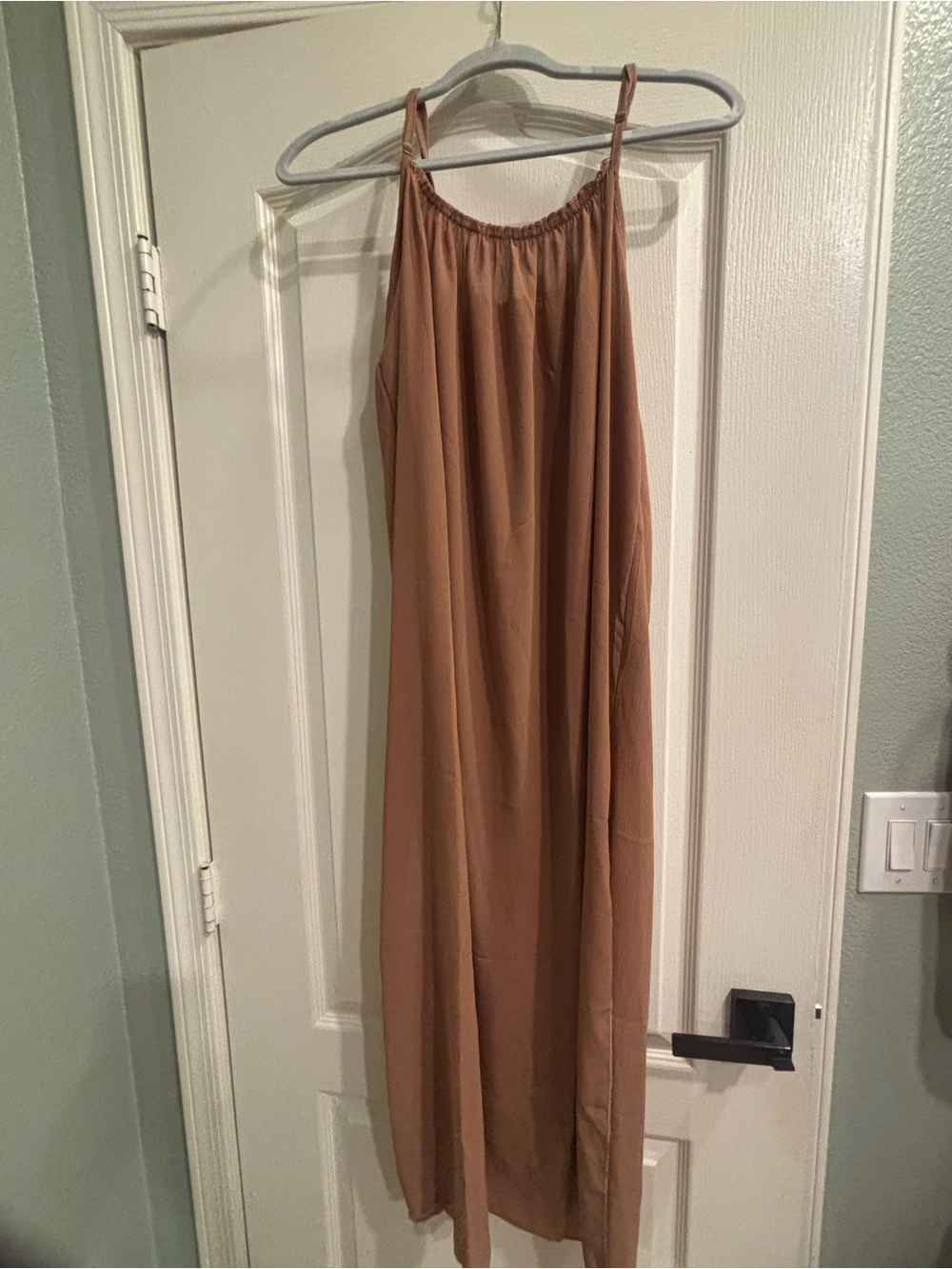 Catalina Rust-Tone Spaghetti Strap Maxi Dress